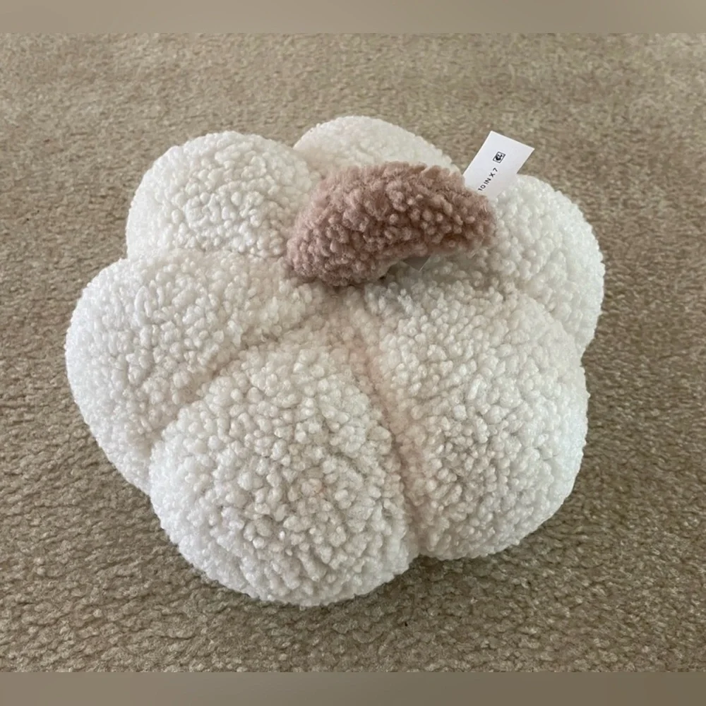 New - Sherpa Pumpkin - Halloween - Thanksgiving - Fall Decor